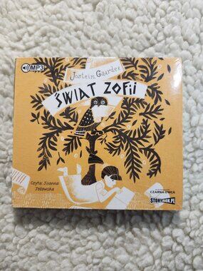 Jostein Gaarder Swiat Zofii Audiobook MP3 Polish New Sealed Czarna Owca AudioCD